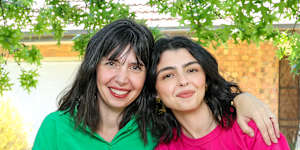 Adelle (left) and Claudia Frittitta:“They say people die twice:once when they die,and again when people stop talking about them,” Adelle says. “I want to keep Nonna and Nonno alive.”