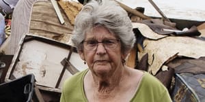 Gloria Grande lost her home in Coraki in northern NSW in the recent flood,where she has lived for 60 years.