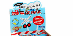 Choo choo bars are on the lolly train to nowhere. 