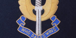 The SAS logo:Who Dares Wins