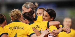 Superstar striker Sam Kerr will need to fire if the Matildas are to top their group.