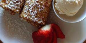 The cottage-cheese blini.