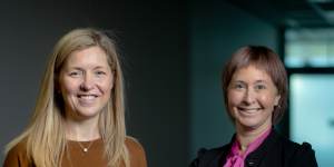 Liberty Sanger (left) and Bronwyn Halfpenny will co-chair a ministerial taskforce investigating ways to prevent sexual harassment within the workplace. 