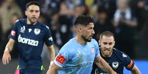 City move to top of the table after sinking Melbourne Victory