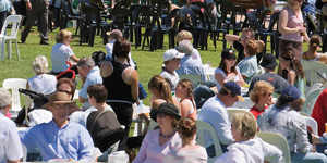 Time out to indulge ... the festival crowd at Elder Park in 2007.