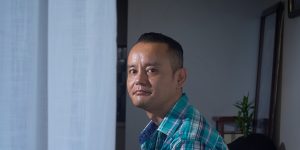 Tenzin Laktso says public housing has made a huge difference to his life.