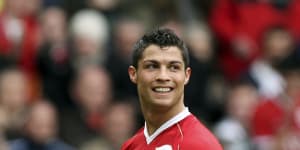 Cristiano Ronaldo,the bloke Manchester United mistakenly called up instead of the author.