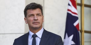 Minister for Energy and Emissions Reduction Angus Taylor.