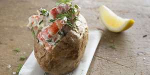 Steamier than ever:Baked potatoes are turning up on fine-dining menus.
