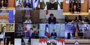 The G20 video call:In coronavirus era,even summits are virtual