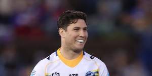 New Eels captain Mitchell Moses.