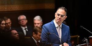 NSW Treasurer Daniel Mookhey in the Legislative Assembly.