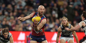 Max Gawn has paid close attention to the way Geelong’s talls operated last season,including having ruck Rhys Stanley push into defence.