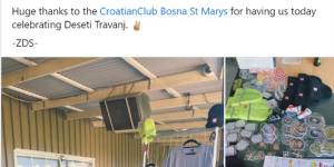 The sale of Ustasha themed memorabilia at the Croatian Club Bosna in western Sydney