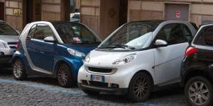 Parking is not a breeze in Italy,unless you have a Smart car.