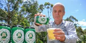 Jim Penman,the founder of Jim’s Mowing,launching his own lager product in 2022. 