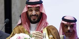 Saudi Arabian Crown Prince Mohammed bin Salman:Most analysts think the Saudis need a price above $US80 a barrel to finance his bold projects.