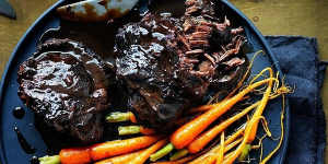 Don't be afraid to try a long braise in red wine with beef cheeks.