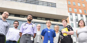 A campaign of health professionals are calling on HESTA to divest from the fossil fuel industry. Dr Harry Jennens,Dr Steve Muhi,Dr Rahul Barmanray,Dr Kate Lardner,Dr Tatiana Hitchen,Dr Margaret Beavis,Professor Judith Savage,Greta Gilles. 