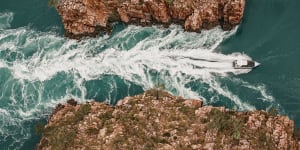 Boats will not be allowed to traverse the Horizontal Falls from 2028.