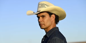 Mark Coles Smith as the young Jay Swan in Mystery Road:Origin.