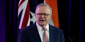 Prime Minister Anthony Albanese will announce world-first standards on artificial intelligence.