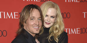 Keith Urban and Nicole Kidman at the Time 100 Gala in April.