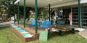 Outfield Cafe in Ashfield.