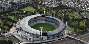 The government has confirmed there is a small amount of cladding on the MCG.