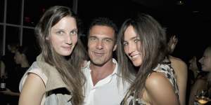 Katherine Keating,right,in 2010 with then boyfriend Andre Balazs,who introduced her to New York high society.