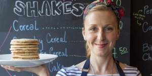 Christina Tosi,of Momofuku Milk Bar,with her Singleton whisky maple cookies.