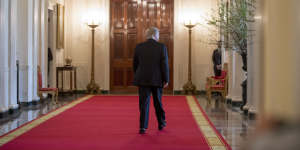 President Donald Trump at the White House on Wednesday.