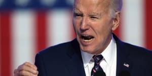 US President Joe Biden speaks in Pennsylvania to kickstart the campaign year and mark the third anniversary of the January 6 riots. 