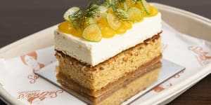 Sweets such as fennel,yoghurt,mandarin cake prove the adage “you eat with your eyes first”.