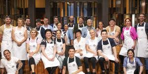 Familiar faces:While the judges may be new,the MasterChef contestants are not.