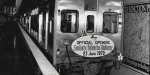 The Eastern Suburbs line was the last railway to be built under Sydney’s CBD. It opened on June 23,1979.