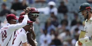 As it happened Australia v West Indies:Lyon gets late wicket as West Indies crumble to 6-73 at stumps on day two