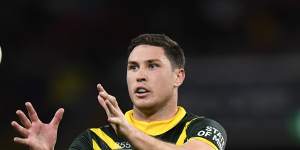 Kangaroos halfback Mitchell Moses.