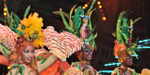 Dancers performing at the Tropicana in Havana.