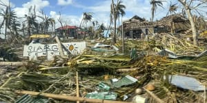 ‘We need food and water’:Philippine typhoon’s trail of despair extends to Malaysia