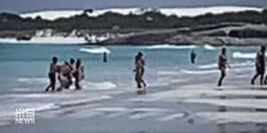 WA woman mauled by shark while swimming in inflatable ring near Esperance