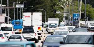 The bridge is along the route of one of Sydney's most notorious traffic snarls. 