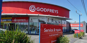 Godfreys has 169 stores around the country,but that figure is about to shrink dramatically.