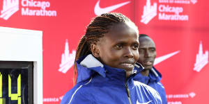 Fresh off world record marathon,Kosgei says women can go even faster