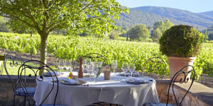  La Bastide de Marie is surrounded by vineyards and rolling hills.