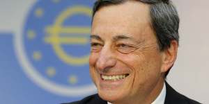 Then-President of European Central Bank Mario Draghi in 2013. Can he fix Italy’s problems?