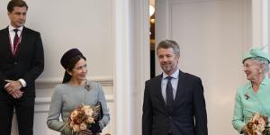 Danish Crown Princess Mary,Crown Prince Frederik and Queen Margrethe in Copenhagen this week.