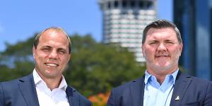 Rugby Australia CEO Phil Waugh and chairman Dan Herbert are facing another difficult financial year
