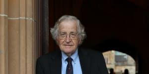 In bed with Noam:The fight to say what you think makes strange bedfellows