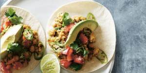 Skip the eggs:Breakfast burritos made with chickpeas.